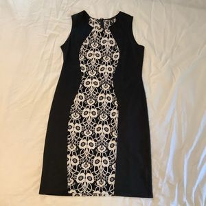 Tiana B black and white dress